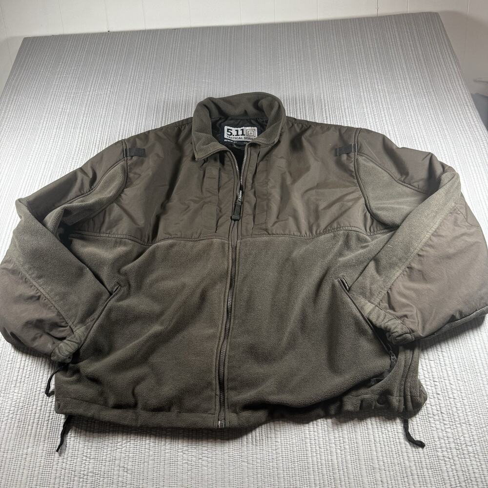 5.11 Tactical All Weather Fleece Jacket Coat Mens XL Reinforced Panels Gorpcore